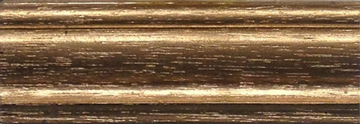 Antiqued Gold Painted Wood Frame Sample